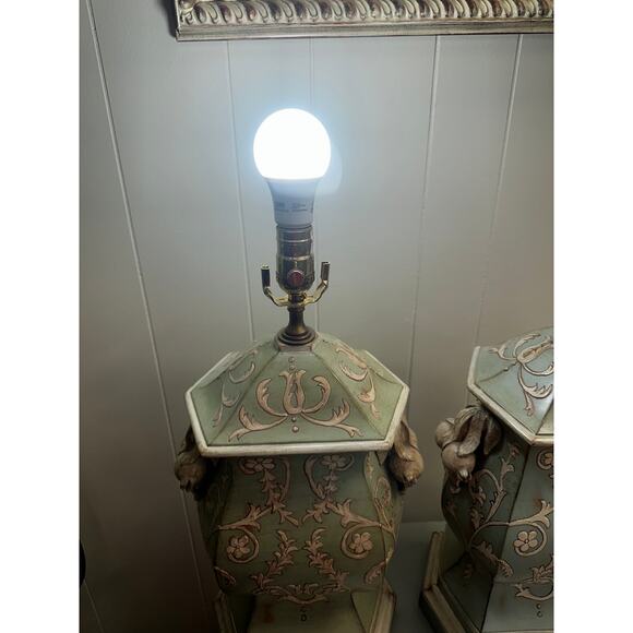 Chelsea House Decorative Lamp (2 total) Distressed Look - Picture 13 of 16